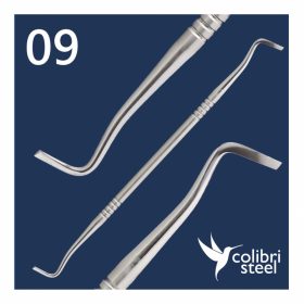   Bőrfeltoló, körömsarokkiemelő, enyhén élezett heggyel, kétvégű, Colibri (5 mm)