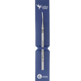   Breiter Stechbeitel, abgeschrägter Hals, 2 mm Schneide, Colibri (6 mm)
