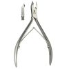 Skin nippers with double leaf spring, 10cm/4,5 mm, Excellent