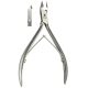 Skin nippers with double leaf spring, 10cm/6 mm, Excellent