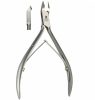 Skin nippers with double leaf spring, 10cm/6 mm, Excellent