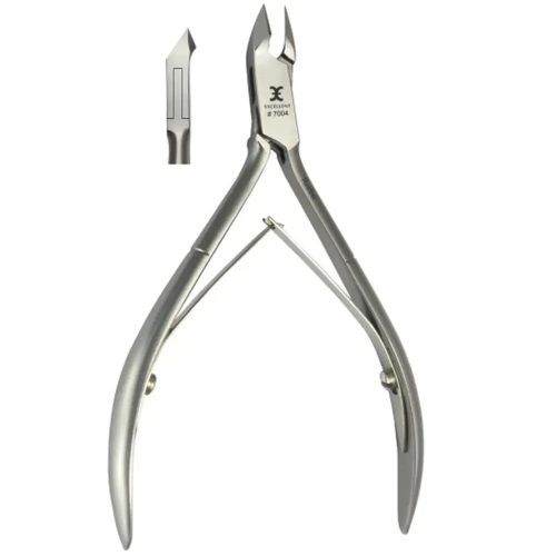 Skin nippers, double flat spring, 11cm/6 mm, Excellent