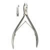 Skin nippers, double flat spring, 11cm/6 mm, Excellent