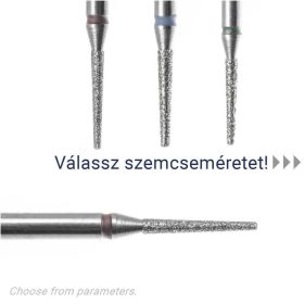   Párhuzamos falú gyémánt csiszolófej, finom, 1,4 mm, IQNails