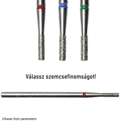 Diamond barrel burr, fine, 1.6 mm, IQNails