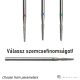 Diamond spear burin, coarse, 1.8 mm, IQNails