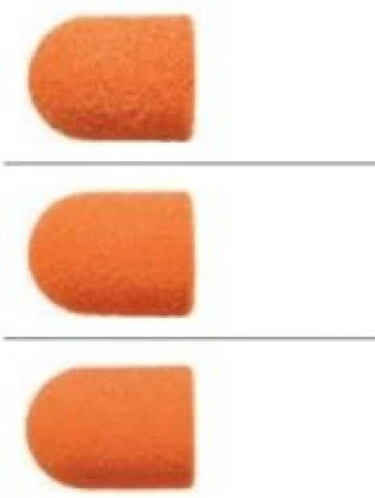 Grinding cap, coarse, 7 mm, Lukas Orange, 10 pcs