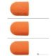 Grinding cap, coarse, 7 mm, Lukas Orange, 10 pcs