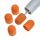 Sanding cap, medium, 13 mm, Lukas Orange, 10 pcs