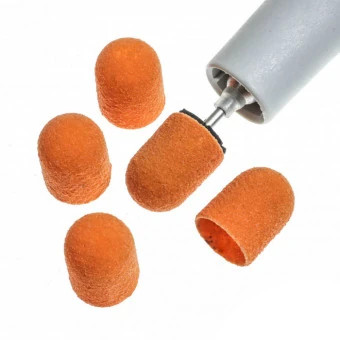 Sanding cap, medium, 13 mm, Lukas Orange, 10 pcs