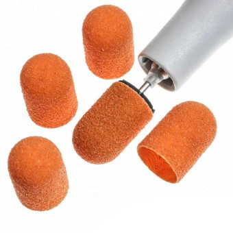 Sanding cap, coarse, 16 mm, Lukas Orange, 10 pcs