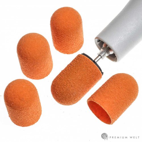 Sanding cap, medium, 16 mm, Lukas Orange, 10 pcs