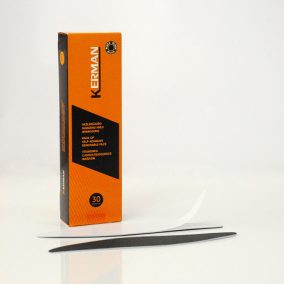   Körömreszelő lap, hullám,  240 grit/finom, Kerman, 30 db - Csomagolássérült