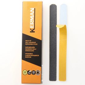   Cserélhető lap S körömreszelőhöz,  14*135 mm, fekete, 150 grit/durva (KERMAN) - 50 db