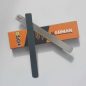Cserélhető lap S körömreszelőhöz, 14*135 mm, fekete, 150 grit/durva (KERMAN) - 50 db
