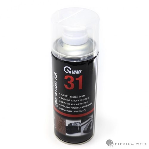 Sűrített levegő spray, 400 ml, pormentesítésre, fémeszköz szárításának gyorsítására (41-01-033)