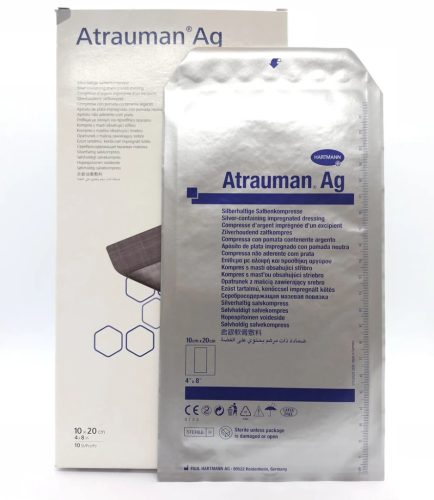 Atrauman AG Silver ezüst tartalmú kötés, Harmann, 10x20cm, 1 lap
