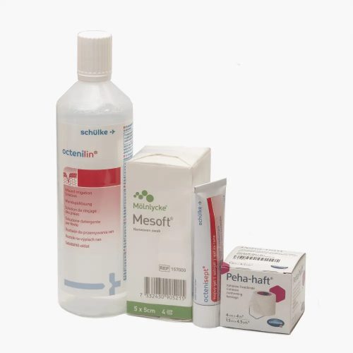 Wound treatment pack with gift dressings