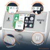 Vortix 4 LED Porelszívós pedikűrgép, 2 ajándék porgyűjtőzsákkal