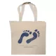 Premiumwelt Canvas Tasche mit floralem Grundmotiv
