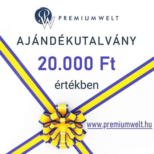 20.000 Ft értékű ajándékutalvány a Premium-Welt webáruházában történő vásárláshoz