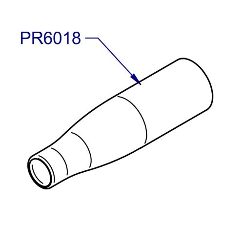 PR6018 | Kéziegységburkolat, műanyag, Vortix 2 típusú pedikűrgéphez