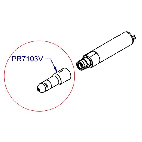 Vortix kéziegység tokmány (frézerbefogó szerelvény motor nélkül)